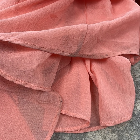 New Meghan Los Angeles Enchanted Garden Maxi Dress Orange Blush Sz S - Picture 10 of 14